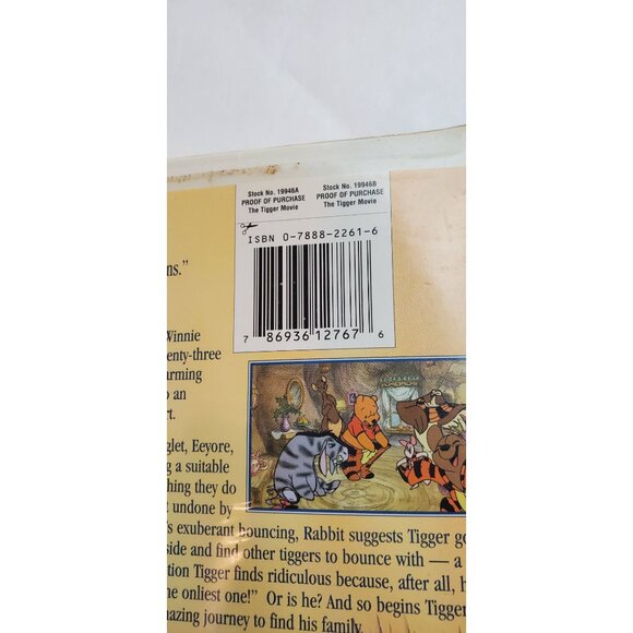 The Tigger Movie VHS Tape 2000 - Walt Disney - Picture 3 of 6